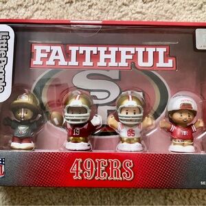 Fisher Price NFL San Fransisco 49ers Little People Collector Figure Set